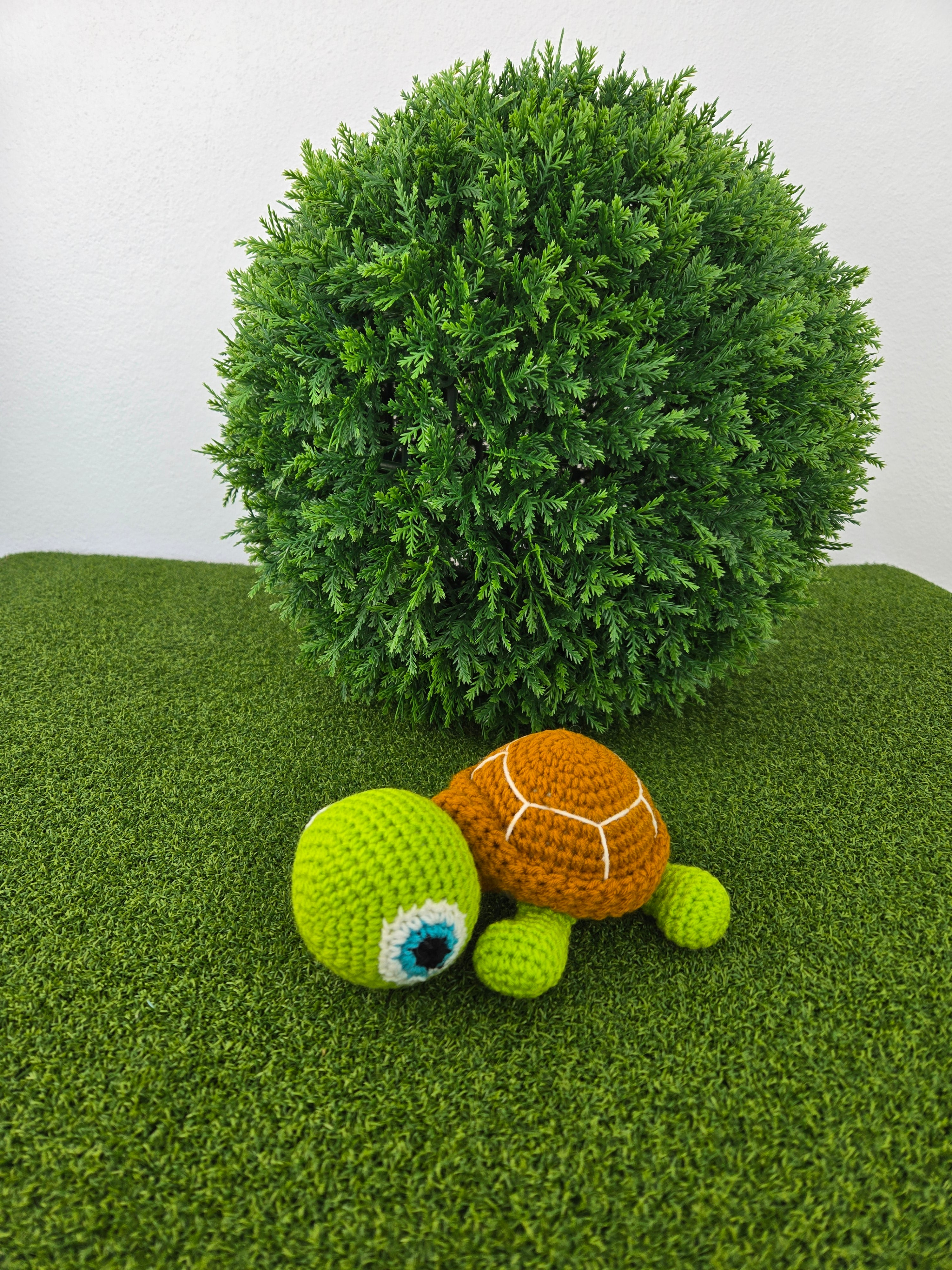 Handmade Crochet Turtle Plush Toy