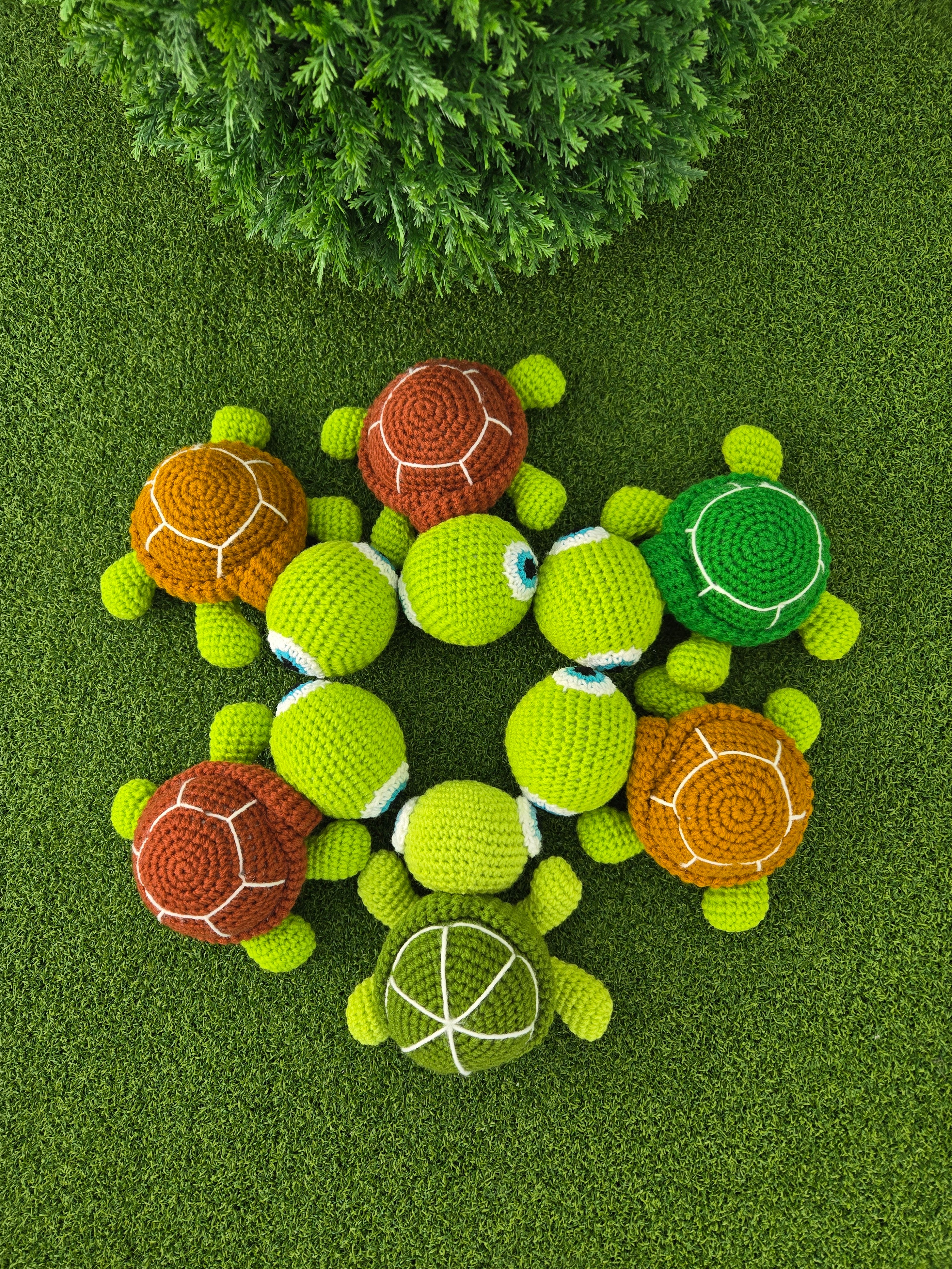Handmade Crochet Turtle Plush Toy