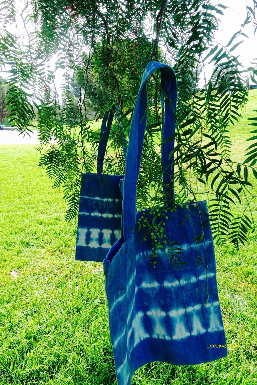 Indigo Dye Tote Bag